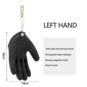 Fishing Gloves – Anti-Slip Puncture Resistant Gloves for Fish Handling (Ships From: CN, Color: Left2)