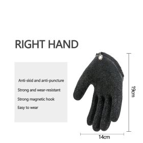 Fishing Gloves – Anti-Slip Puncture Resistant Gloves for Fish Handling (Ships From: CN, Color: Right)