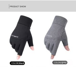 Winter Fishing Gloves – Keep Warm Anti-Slip Gloves for Men and Women (Color: 2 Pairs, size: L)
