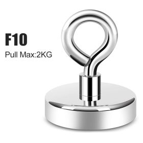 Super Strong Neodymium Fishing Magnets with Countersunk Hole (Ships From: CN, Color: HGA002671-F10)