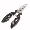 Outdoor Curved Mouth Fishing Pliers – Stainless Steel Hook and Lure Scissors