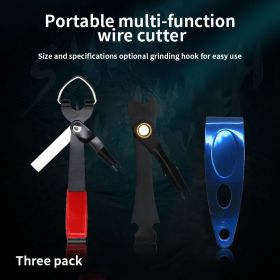 Multifunctional Fishing Pliers – Portable Line Cutter and Scissors Tool (Color: 001 003 005 3 Pack)