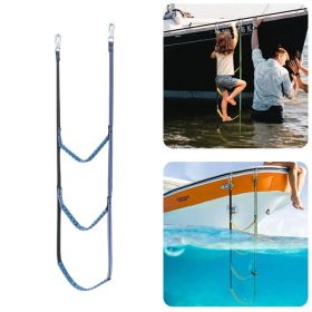 Boat Boarding Ladder (Color: Blue, Type: 3-Ladder)