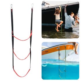 Boat Boarding Ladder (Color: Red, Type: 3-Ladder)