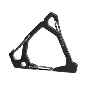 Multi-functional Triangle Hook Hanging Buckle (Color: Black, Type: Triangle Hook)