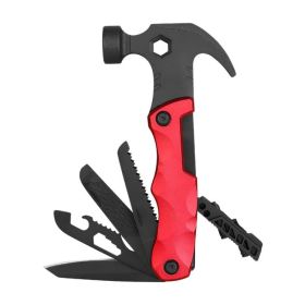 Multifunctional Survival Tools (Color: Red, Type: Nail Hammer)