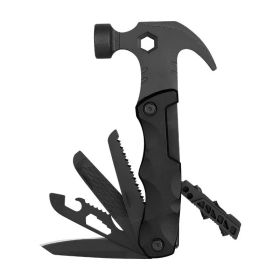 Multifunctional Survival Tools (Color: Black, Type: Nail Hammer)
