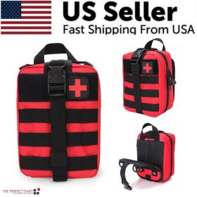 Tactical First Aid Kit (Pouch Color: Red)