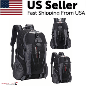 40L  Travel Backpack (Color: Black)
