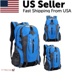 40L  Travel Backpack (Color: Blue)
