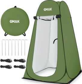 Pop Up Privacy Shower Tent (Color: Green  6.2ft High -47.2 Width)