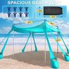 10x10 FT Beach Canopy