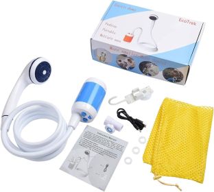 Portable Shower USB Shower Pump (colro: Blue)