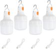 2 Pack Rechargeable LED Tent