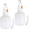 2 Pack Rechargeable LED Tent