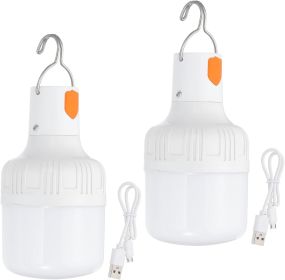 2 Pack Rechargeable LED Tent (Style: 60W  2)