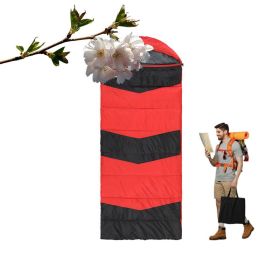 Lightweight Sleeping Bag with USB Powered Heating Pads (Color: Red & Black, Type: Sleeping Pad)