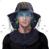 Mosquito Net Hat with Fan Built