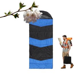 Lightweight Sleeping Bag with USB Powered Heating Pads (Color: Blue & Black, Type: Sleeping Pad)