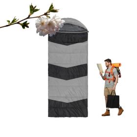 Lightweight Sleeping Bag with USB Powered Heating Pads (Color: Gray & Black, Type: Sleeping Pad)