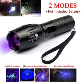 UV Flashlight LED Torch Ultra Violet Black (Quantity: 1 pc)