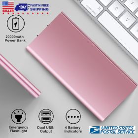20000mAh Power Bank Ultra-thin (Color: Pink)