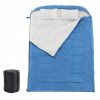 Adult double warm sleeping bag with pillow