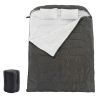Adult double warm sleeping bag with pillow
