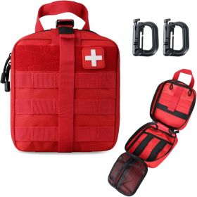 1000D First Aid Bag (Color: Red)