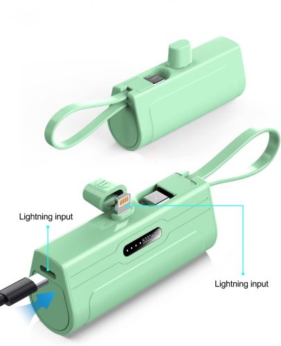 PowerKey â€“ Keychain 2 in 1 Power Bank With Dual Charging Cord