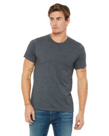 Unisex Heather CVC T-Shirt - ATHLETIC HEATHER - S (Color: DARK GRY HEATHER, size: 3XL)
