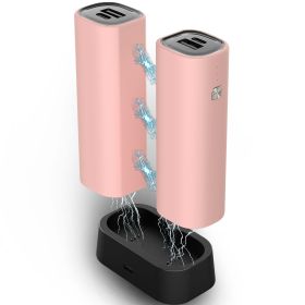 Hand Warmers Rechargeable 2 Pack, 10000 mAh Electric Hand Warmer,360Â°Surround Heat Magnetic Electric Handwarmer (Color: Pink)
