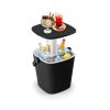Portable Cooler Bar Table with Bottle Opener