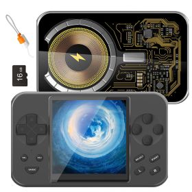 Multifunctional Game Console Power Bank, 20W Wireless Magnetic Charging, 6000+ Built-in Classic Games, MP3, MP4, Digital Photo Frame, E-book (Color: grey)