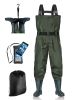 BELLE DURA Fishing Waders – Waterproof Lightweight Nylon Bootfoot Waders for Men and Women