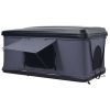 Rooftop Tent Hard Shell, Naturnest Rooftop Tent Hardshell for 2-3 Person, Hard Shell Roof Top Tent with Telescopic Ladder Thick Mattress