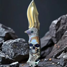Folding Knife (Color: Golden)