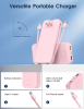 Portable Power Bank with Built in Cables
