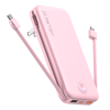 Portable Power Bank with Built in Cables