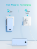 Portable Charger, 12000mAh USB C in Power Bank Fast Charging, LED Display External Battery Pack Phone Charger Compatible with iPhone