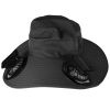Wide Brim Sun Hat With 2 Solar Rechargeable Fans