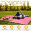 Portable Blanket 4.6' x 6.6' – Waterproof Foldable Camping Picnic Mat