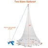 6ft/8ft Radius Fishing Cast Net