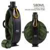 Collapsible Military Water Bottle – Silicone Foldable Canteen with Compass