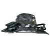 Wide Brim Sun Hat With 2 Solar Rechargeable Fans
