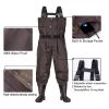 BELLE DURA Fishing Waders – Waterproof Lightweight Nylon Bootfoot Waders for Men and Women