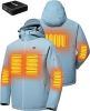 Heated Jacket, Ski Jacket Coat, With 12V/16000mAh Battery Pack, 5 Areas Heating Thicken Men Winter Coat