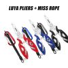 Luya Pliers Stainless Steel Curved Mouth – Multi-Functional Fishing Line Scissors