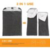 Adult double warm sleeping bag with pillow
