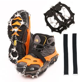 stainless steel anti-skid shoe cover 19 tooth ice claw (Number of teeth: 19 teeth L)